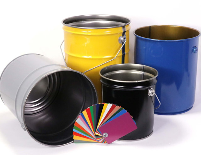 Drum, Pail, Paint can